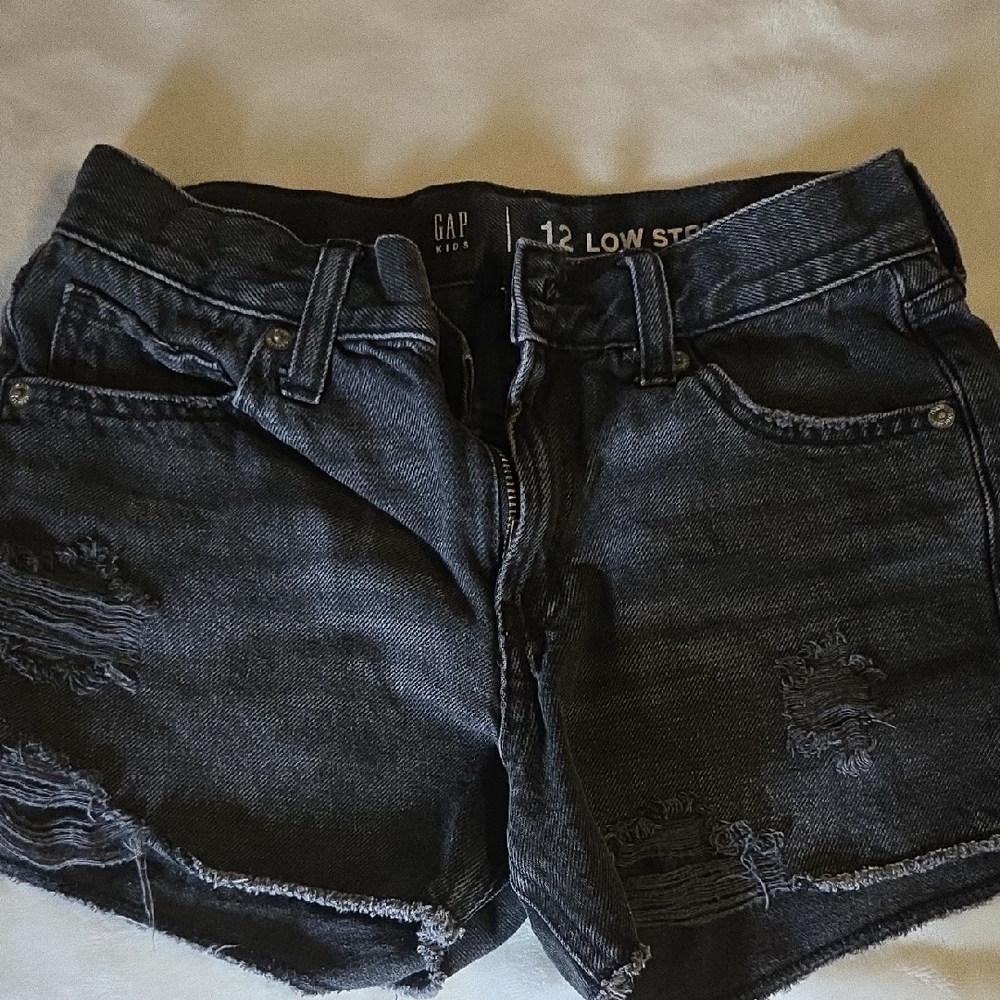 GAP Kids Dark Gray Jean Shorts